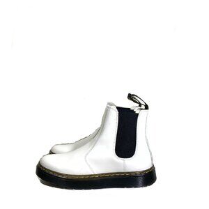 DR. MARTENS White Dorrian Chelsea Boots